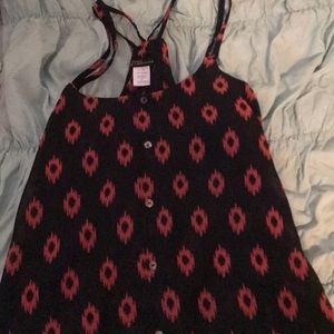 Black and pink tank top